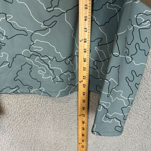 Under Armour Sweater Women's XS‎ Green Camo Tech Mock Neck Long Sleeve Top NWT - Picture 5 of 7